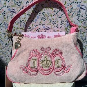 Juicy Couture Lovers Club Pink Lemonade Wristlet Built in Card Slots Wallet Mini